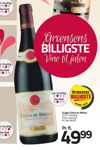Fleggaard Guigal côtes du rhône tilbud