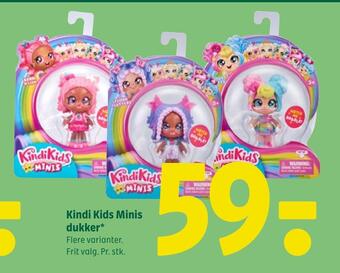 Coop 365 Kindi kids minis dukker tilbud