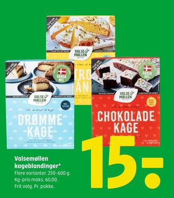 Coop 365 Valsemøllen kageblandinger tilbud