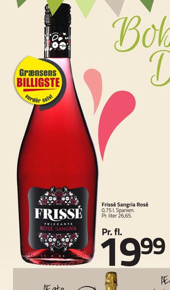 Fleggaard Frissé sangria rosé tilbud