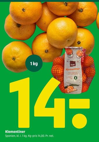 Coop 365 Klementiner tilbud