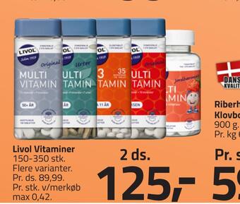 Fleggaard Livol vitaminer tilbud
