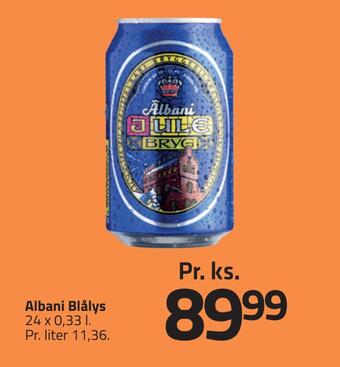 Fleggaard Albani blålys tilbud