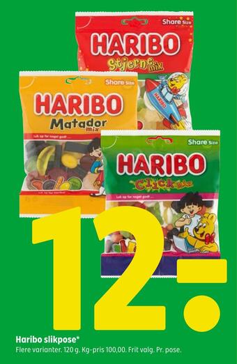 Coop 365 Haribo slikpose tilbud