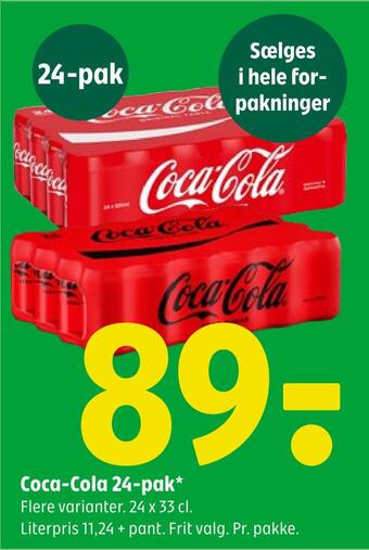Coop 365 Coca-cola 24-pak tilbud