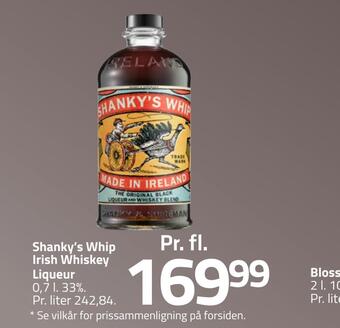 Fleggaard Shanky's whip irish whiskey liqueur tilbud