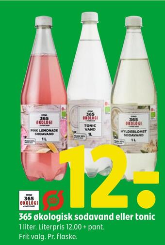 Coop 365 365 økologisk sodavand eller tonic tilbud