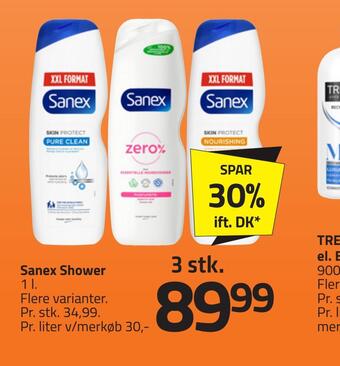 Fleggaard Sanex shower tilbud