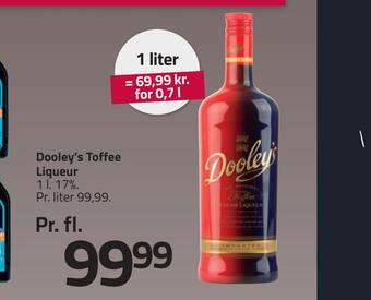 Fleggaard Dooley's toffee liqueur tilbud