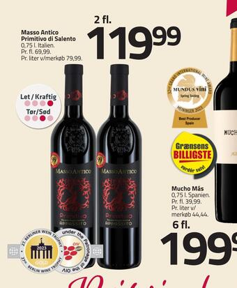 Fleggaard Masso antico primitivo di salento tilbud