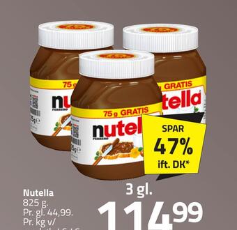 Fleggaard Nutella tilbud