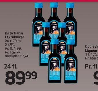Fleggaard Dirty harry lakridslikør tilbud