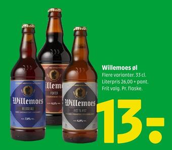 Coop 365 Willemoes øl tilbud