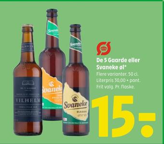 Coop 365 De 5 gaarde eller svaneke øl tilbud