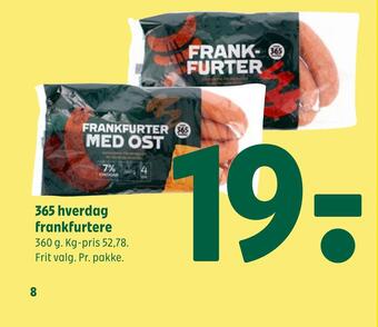 Coop 365 365 hverdag frankfurtere tilbud