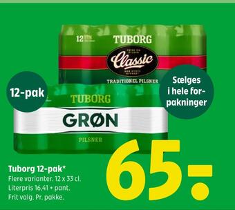 Coop 365 Tuborg 12-pak tilbud