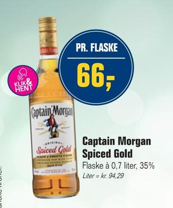 Otto Duborg Captain morgan spiced gold tilbud