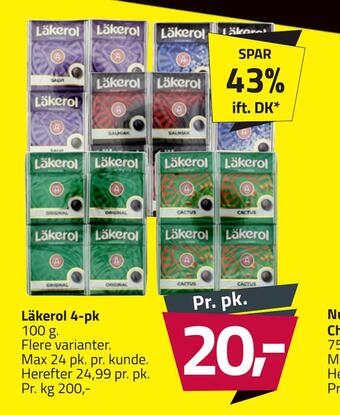 Läkerol 4-pk