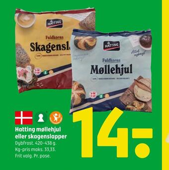 Coop 365 Hatting møllehjul eller skagenslapper tilbud