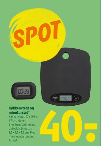Coop 365 Køkkenvægt og minutursæt tilbud
