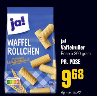 Otto Duborg Ja! vaffelruller tilbud