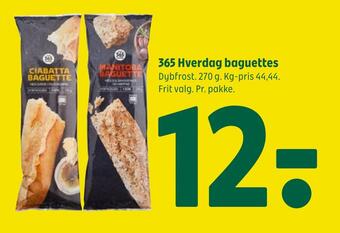 Coop 365 365 hverdag baguettes tilbud