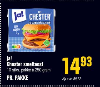 Otto Duborg Ja! chester smelteost tilbud