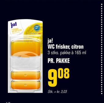 Otto Duborg Ja! wc frisker, citron tilbud