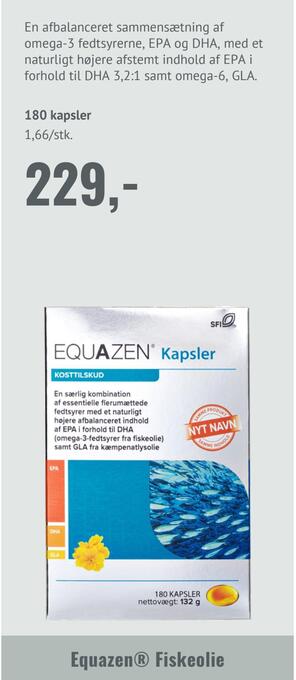 Helsam Equazen fiskeolie tilbud
