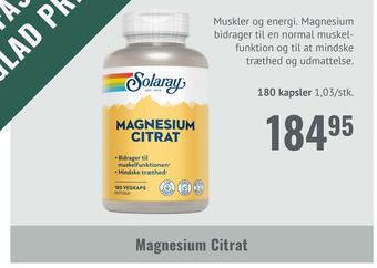 Helsam Magnesium citrat tilbud