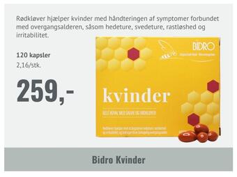 Helsam Bidro kvinder tilbud