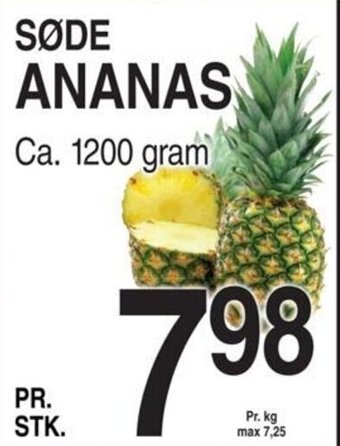 ABC Lavpris SØDE ANANAS tilbud