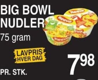 ABC Lavpris BIG BOWL NUDLER tilbud