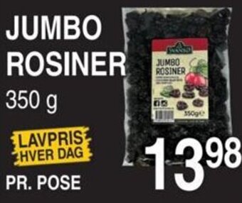 ABC Lavpris JUMBO ROSINER tilbud