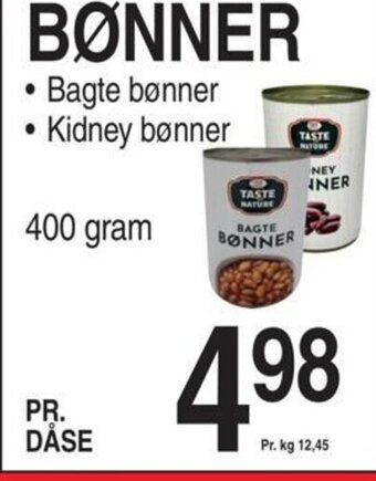 ABC Lavpris BØNNER tilbud