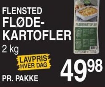 ABC Lavpris FLENSTED FLØDE-KARTOFLER tilbud