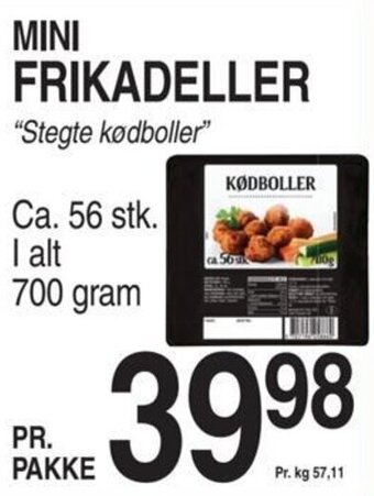 ABC Lavpris MINI FRIKADELLER tilbud