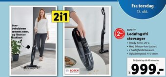 Lidl BOSCHⓇ Ledningsfri støvsuger tilbud