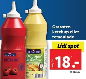 Lidl Graasten ketchup eller remoulade tilbud