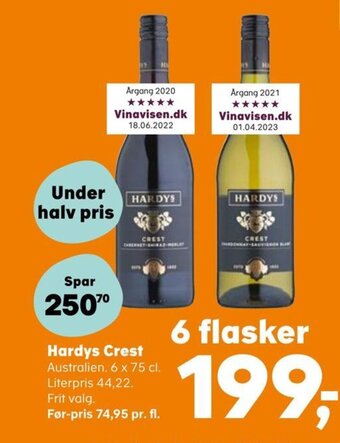 SuperBrugsen Hardys Crest Australien tilbud