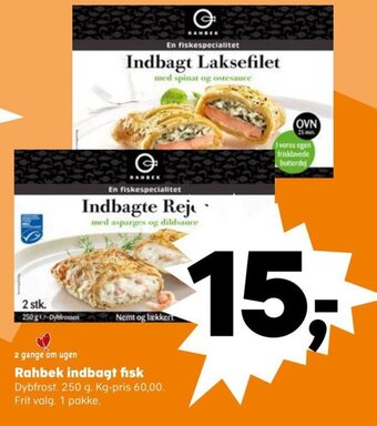 SuperBrugsen Rahbek indbagt fisk tilbud