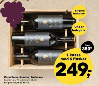 SuperBrugsen Capa Seleccionada i trækasse tilbud
