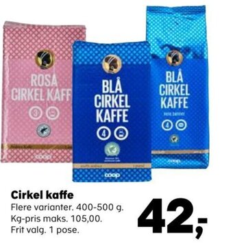 SuperBrugsen Cirkel kaffe tilbud