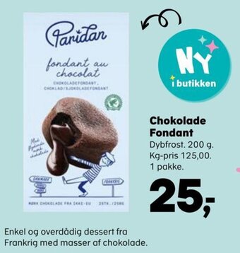 SuperBrugsen Chokolade Fondant tilbud