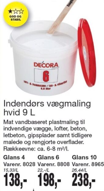 Harald Nyborg Decora maling tilbud