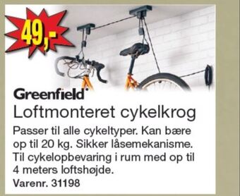Greenfield cykelophæng