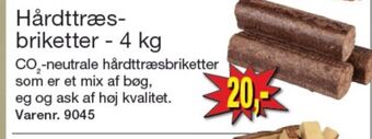 Ukendt træbriketter