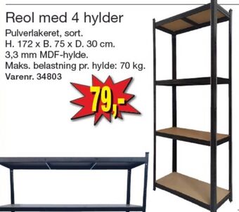 Harald Nyborg Ukendt stålreol tilbud