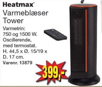 Harald Nyborg Heatmax varmeblæser tilbud