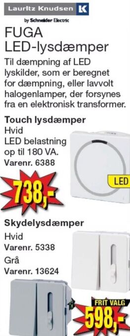 Harald Nyborg Fuga lysdæmper tilbud